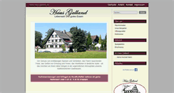 Desktop Screenshot of haus-galland.de